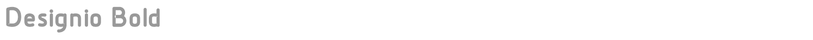 Designio Bold font preview